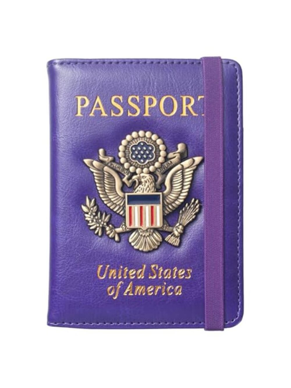 Holder for Travel Women RFID US Cover Wallet Case Leather